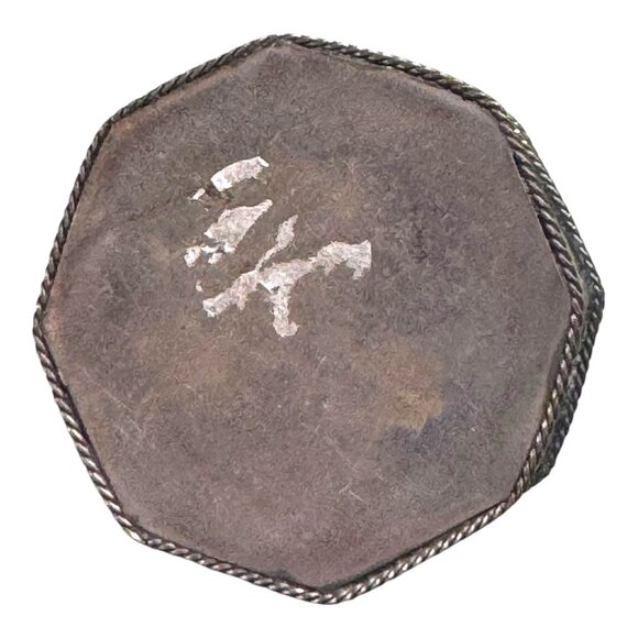 Ancient Viking Bronze Amulet Jewelry Engraved Box Vintage Trinket Ring Carnelian - Picture 7 of 7